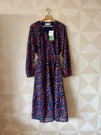 Pom Amsterdam midi  jurk donkerblauw rood lip XL/42 NIEUW, Kleding | Dames, Blauw, Maat 46/48 (XL) of groter, Nieuw, Ophalen of Verzenden