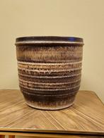 Grote Robuuste Keramieken Vintage Bloempot, Ophalen, Rond, Zo goed als nieuw, Nvt