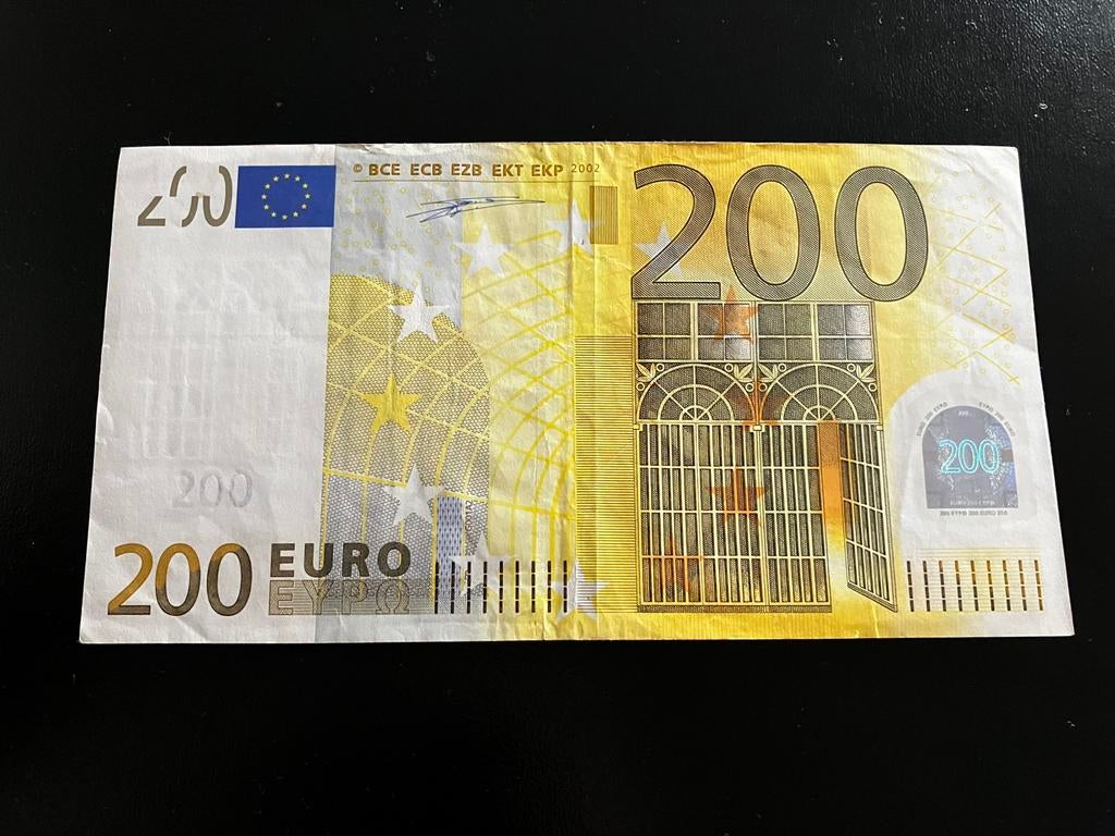 €200,- eurobiljet - Wim Duisenberg - P/G001 (Nederland), Postzegels en Munten, Bankbiljetten | Europa | Eurobiljetten, Ophalen of Verzenden