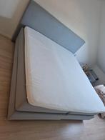 Swiss Sense Boxspring 180x200 cm - Lichtgrijs, Ophalen, Gebruikt, Tweepersoons, 180 cm