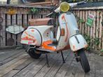 Leuke goed rijdende platina Vespa oldtimer scooter 177cc '82, Ophalen, Benzine