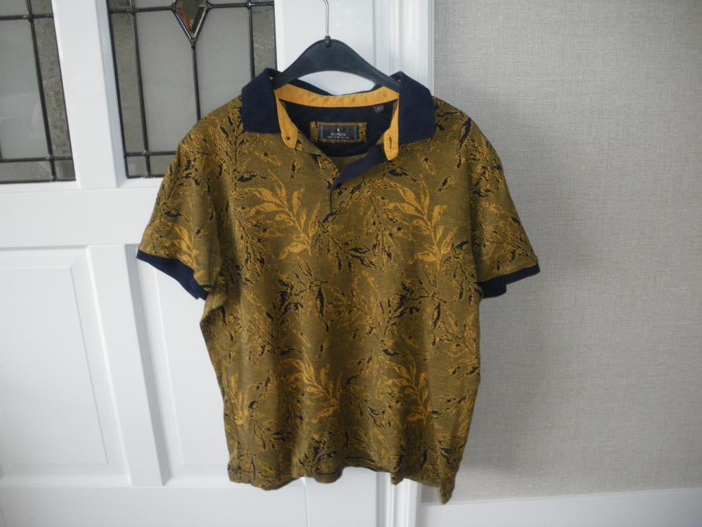 nieuw mooi zomer polo shirt met leuke print ragman large, Kleding | Heren, Polo's, Ophalen of Verzenden, Nieuw, Maat 52/54 (L)