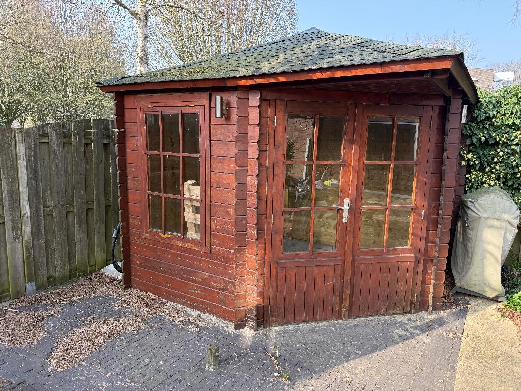 Tuinhuis, Tuin en Terras, Tuinhuizen, Ophalen, 250 tot 500 cm, Met overkapping, Hout