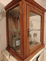Eiken vitrinekastje. Apothekerskastje, Ophalen, 25 tot 50 cm, 50 tot 100 cm, Minder dan 100 cm