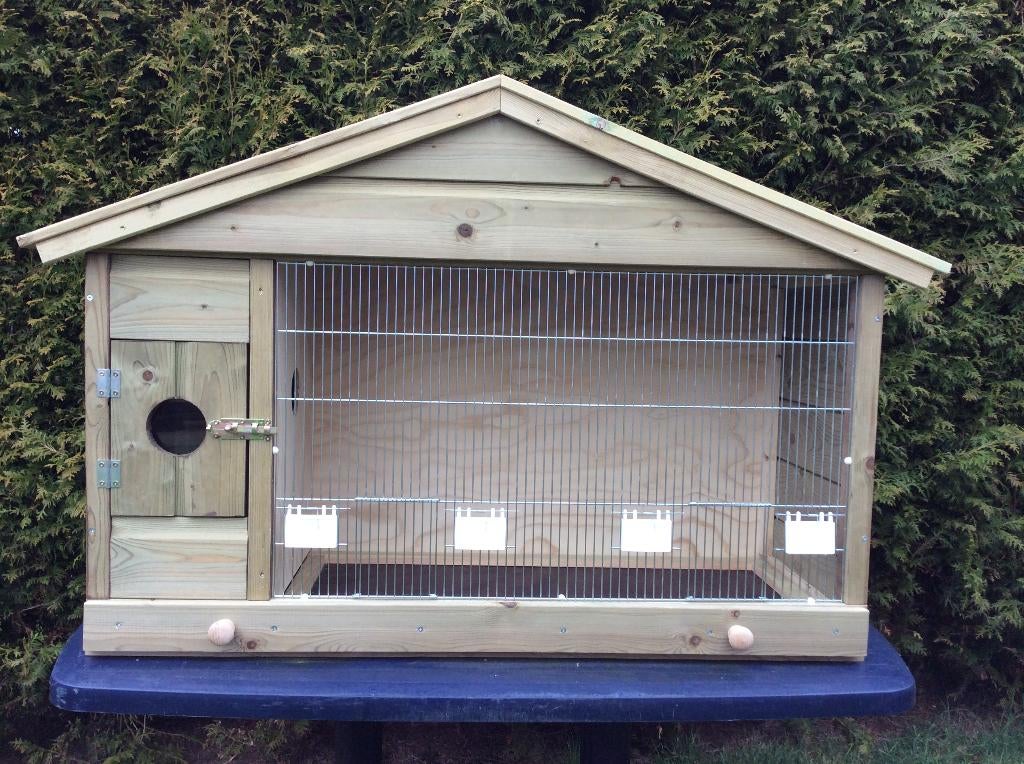 Prachtige volière Nachtegaal, Dieren en Toebehoren, Vogels | Hokken en Kooien, Nieuw, Volière, Hout, Ophalen of Verzenden