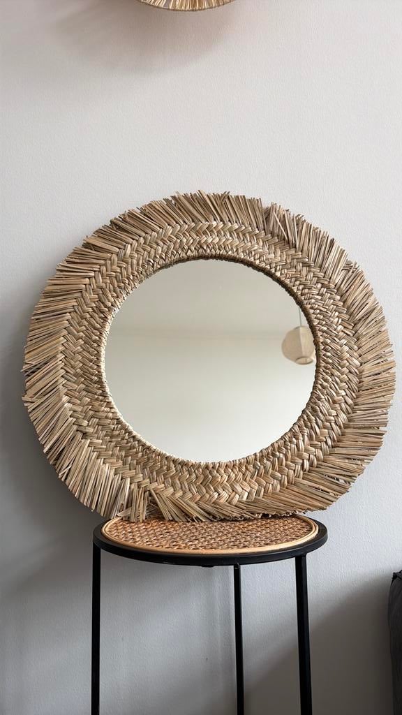 Spiegel, Huis en Inrichting, Woonaccessoires | Spiegels, Ophalen, Gebruikt, Minder dan 100 cm, Rechthoekig