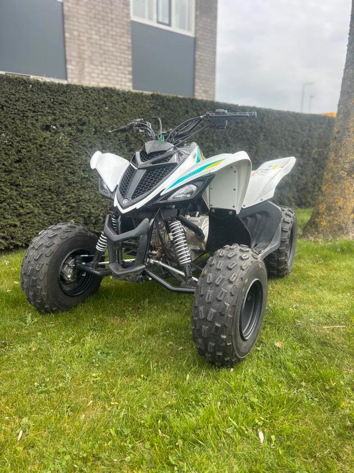 Yamaha quad YFM 90 wit, Motoren, Quads en Trikes, 11 kW of minder, 1 cilinder, Ophalen