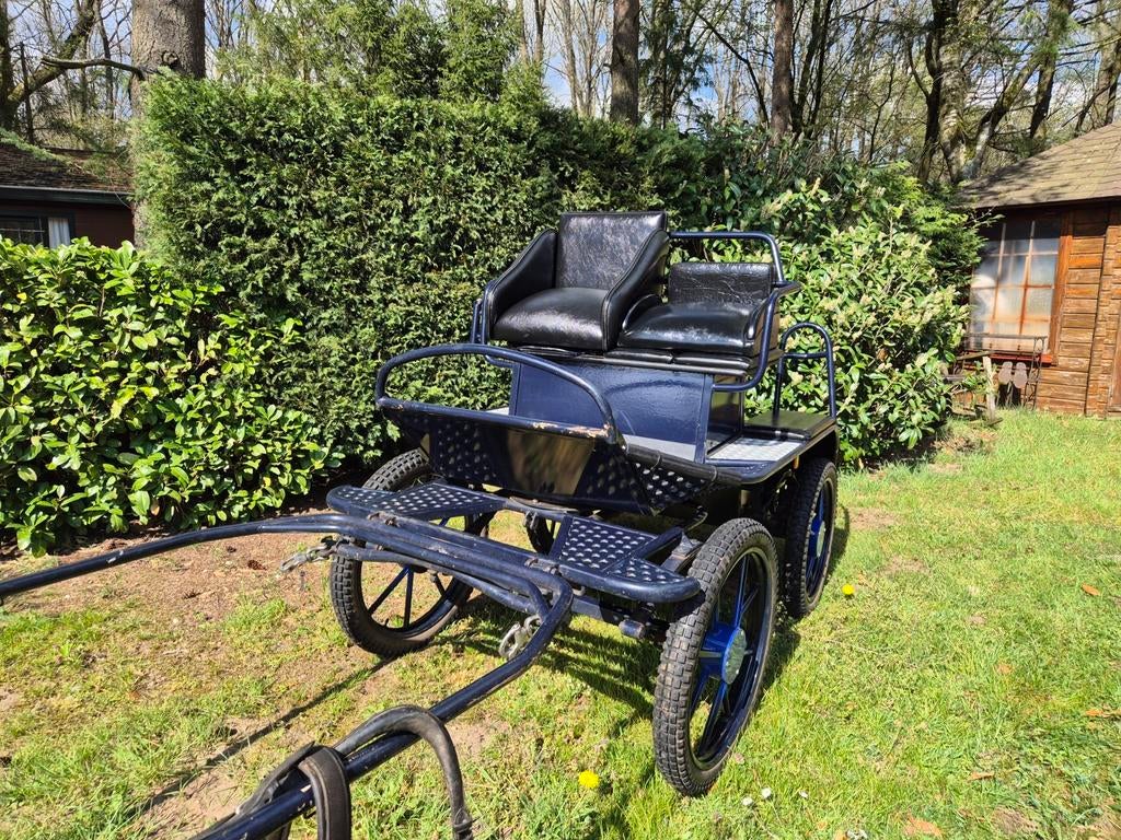 Fijne marathon/recreatiewagen te koop, Dieren en Toebehoren, Rijtuigen en Koetsen, Gebruikt, Marathonwagen, Paard of Pony