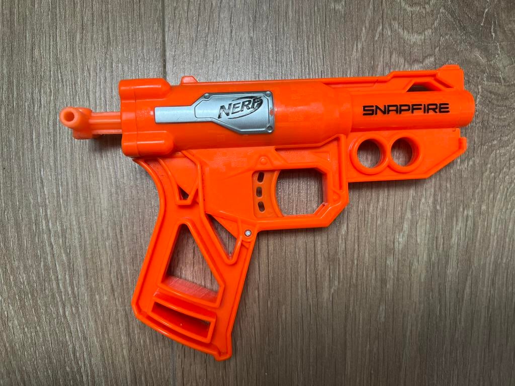 Nerf pistool snapfire oranje, Kinderen en Baby's, Speelgoed | Buiten | Actiespeelgoed, Zo goed als nieuw, Ophalen of Verzenden