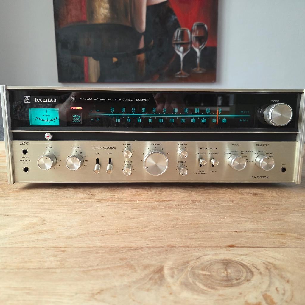 Technics quadrafonie receiver, Ophalen of Verzenden, Gebruikt, Overige systemen, Overige merken
