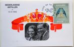 Huwelijk Beatrix en Claus op Antilliaanse briefkaart, Verzamelen, Koninklijk Huis en Royalty, Ophalen of Verzenden, Zo goed als nieuw