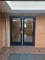 Tuindeur + achterdeur, Doe-het-zelf en Verbouw, Gebruikt, Deurkozijn, 150 tot 225 cm, Inclusief glas