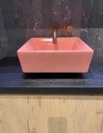 Waskom roze - vierkant & stijlvol! (38x13), Ophalen of Verzenden, Zo goed als nieuw, Wastafel