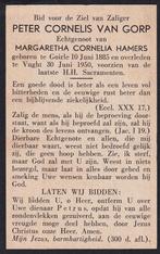 Gorp Peter 1885 Goirle 1950 Vught, Ophalen, Bidprentje