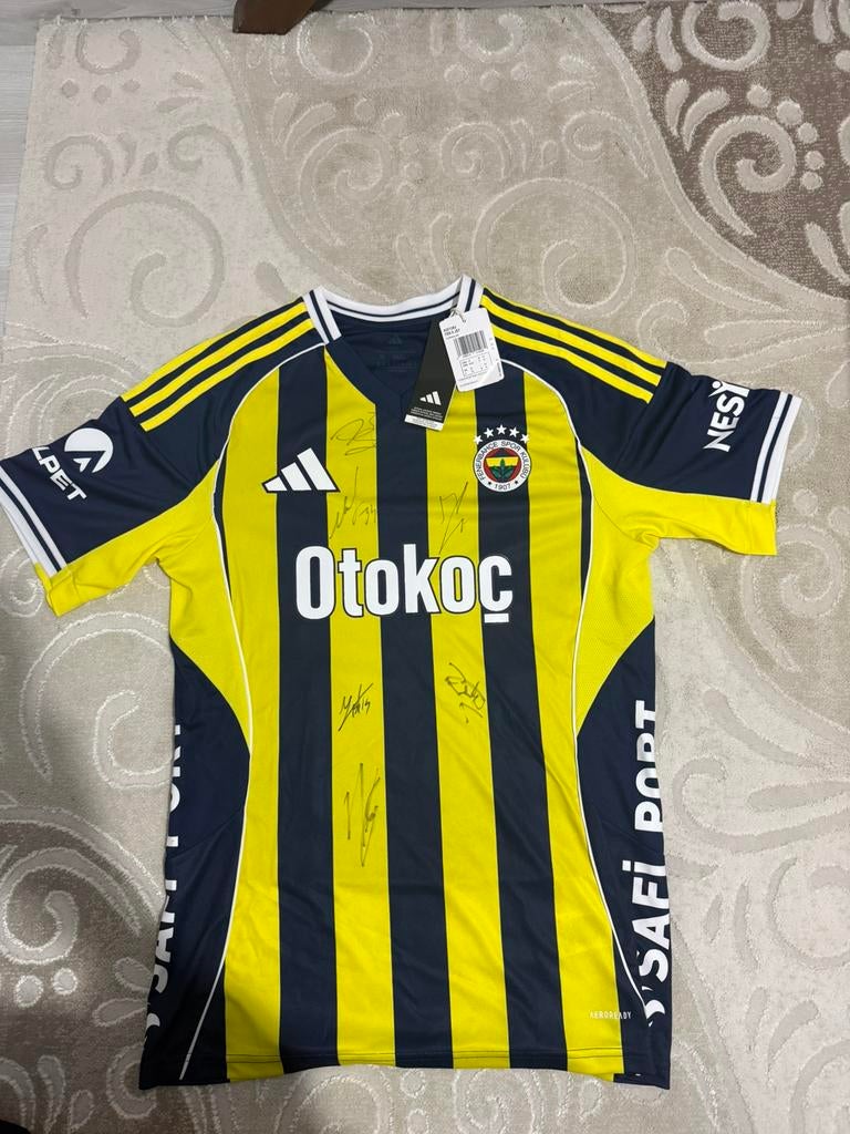 Fenerbahce Gesigneerd Shirt, Maat M, Ophalen of Verzenden, Zo goed als nieuw, Shirt
