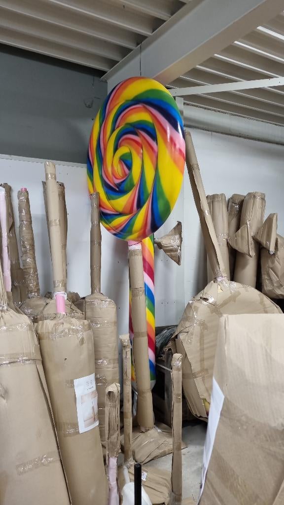 NIEUW! Gigantische Snoep Beelden Lolly Handgemaakt, Verzamelen, Beelden en Beeldjes, Ophalen of Verzenden, Nieuw, Fantasy