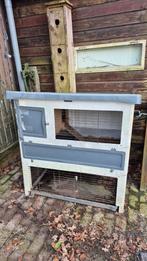 Ferplast kunststof konijnenhok, Dieren en Toebehoren, 110 cm of meer, Ophalen of Verzenden, Zo goed als nieuw, 90 cm of meer