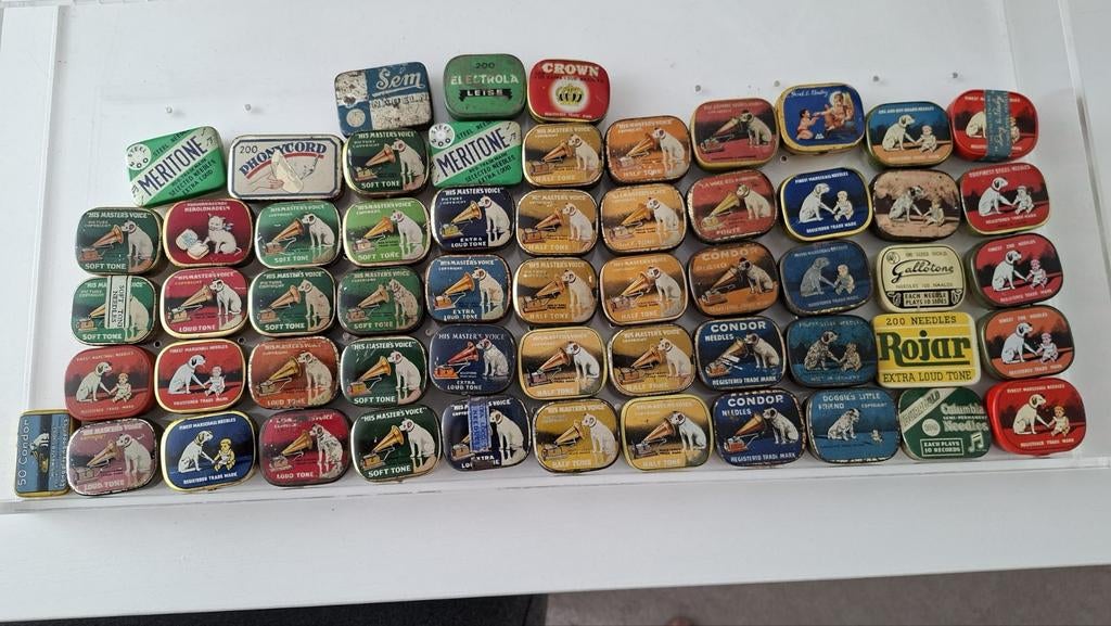 Naaldendoosjes met naalden, 78toeren, schellack, platen, Ophalen of Verzenden