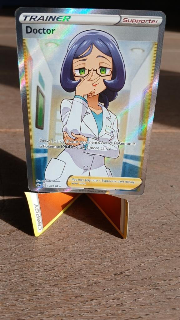 Pokemon kaart Doctor 190/198, Ophalen of Verzenden