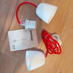 IKEA SEKOND hanglampen met rood snoer, Ophalen, Kunststof, Modern, Speels, Nieuw