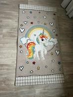 Mooi kleed eenhoorn kinder/speelkamer, regenboog  152x 80, Ophalen, Zo goed als nieuw, Kleed of Kussen