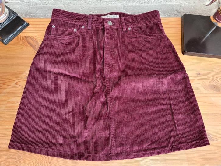 NIEUW Vero Moda rib rokje mt M bordeauxrood, Kleding | Dames, Rokken, Nieuw, Maat 36 (S), Rood, Boven de knie, Ophalen