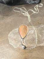 Edelopaal opaal hanger geluk beschermt vreugde welvaart love, Ophalen of Verzenden, Nieuw, Zilver, Met edelsteen