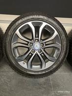 17” originele Mercedes C W205 velgen + winterbanden breedset, Gebruikt, Banden en Velgen, 17 inch, Personenwagen