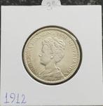 1 Gulden 1912 3e ( Pr - ), Postzegels en Munten, Munten | Nederland, 1 gulden, Zilver, Ophalen of Verzenden, Koningin Wilhelmina