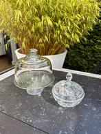 bonbonniere glas vintage,zgan, Antiek en Kunst, Ophalen of Verzenden