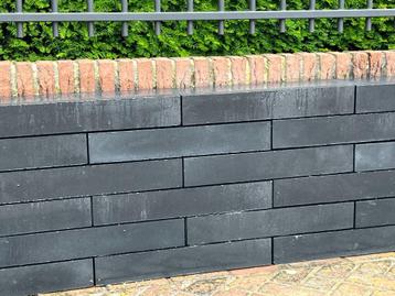 Toppertje Bloembak stappelblokken antraciet l60 b15 h10 beschikbaar voor biedingen