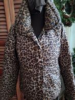 Jas panterprint maat l xl, Ophalen of Verzenden, Zo goed als nieuw, Maat 42/44 (L), Zwart