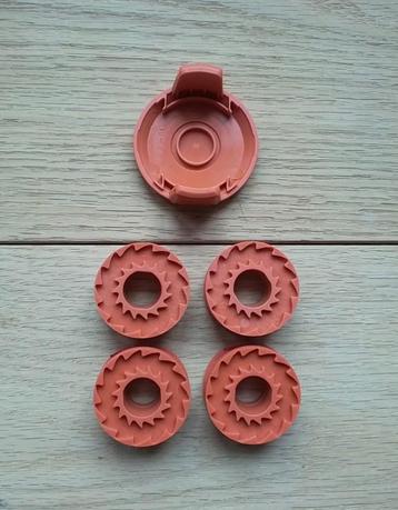 Nieuw Set 5-delig Worx maaidraadspoelen en afdekkap voor wor beschikbaar voor biedingen