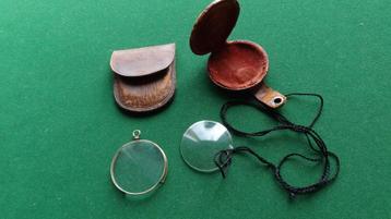 2 Antieke monocle Bril - w.o. 10ct gouden beschikbaar voor biedingen