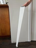 Tafelpoten Duraline gevouwen staal - wit - stelbaar - 73 cm, Huis en Inrichting, Tafelonderdelen, Ophalen, Tafelpoot, Gebruikt