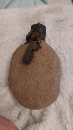 Ww2 veldfles duits met naam, Verzamelen, Militaria | Tweede Wereldoorlog, Ophalen of Verzenden, Landmacht, Duitsland, Overige typen