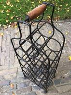 Vintage ijzeren wijnrek, Huis en Inrichting, Woonaccessoires | Wijnrekken, Ophalen, Gebruikt