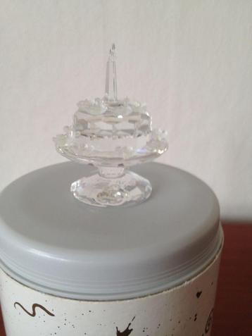 Swarovski Jubileumtaartje  Gelimiteerde uitgave.  beschikbaar voor biedingen