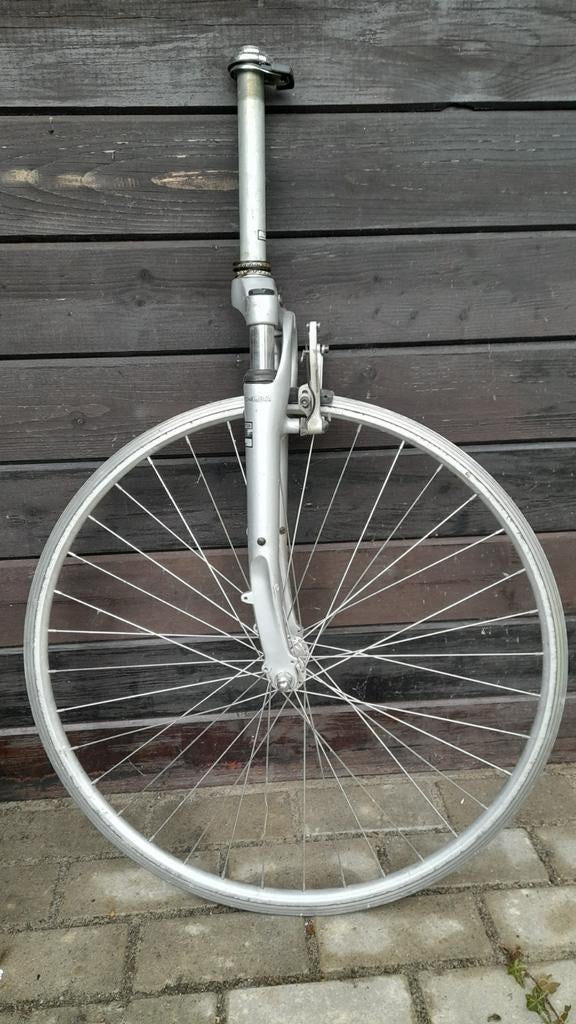 Sparta Ion -  wiel en voorvork 28 inch, Fietsen en Brommers, Fietsonderdelen, Ophalen, Gebruikt, Wiel, Sparta