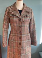Mooie vintage jas/mantel wol klassieke ruit  L Nieuwstaat, Kleding | Dames, Jassen | Winter, Maat 38/40 (M), Overige kleuren, Ophalen of Verzenden
