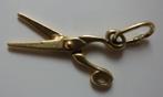 190 GOUDEN KETTING HANGER SCHAARTJE, Overige voorstellingen, Nieuw, Ophalen of Verzenden, Goud