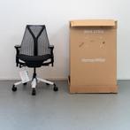 1x Herman Miller Sayl Bureaustoel Zwart Stof - Zwart Frame