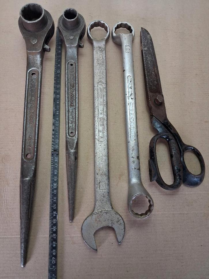 ring steek en ratel sleutels, Doe-het-zelf en Verbouw, Gereedschap | Handgereedschap, Gebruikt, Ophalen of Verzenden