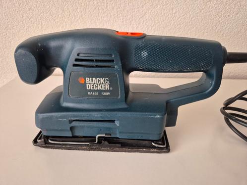 Black&Decker Vlakschuurmachine KA185 - 135 watt, Doe-het-zelf en Verbouw, Gereedschap | Schuurmachines, Gebruikt, Vlakschuurmachine