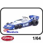 Tyrrell P34 2 Depailler 1977 - Kyosho miniatuur F1 auto 1:64, Overige merken, Norev SAS, 1:50 of kleiner, Auto