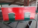 Oude houten speelgoed stal , garage, Ophalen of Verzenden