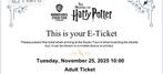 Harry Potter tickets, Verzamelen, Harry Potter, Ophalen, Nieuw