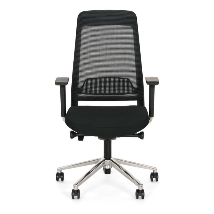 Bureaustoel EN1335 - Ledderra van Cas - Direct af te halen!!, Huis en Inrichting, Bureaustoelen, Nieuw, Zwart, Ophalen of Verzenden