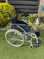 Inklapbare rolstoel met voetensteunen, Diversen, Rolstoelen, Duwrolstoel, Gebruikt, Ophalen