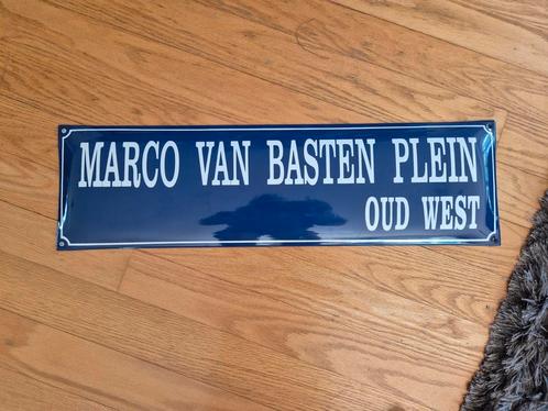 Marco van Basten Plein Amsterdam emaille bord geen shirt, Verzamelen, Overige Verzamelen, Nieuw, Ophalen